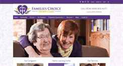 Desktop Screenshot of familieschoicehomecare.com